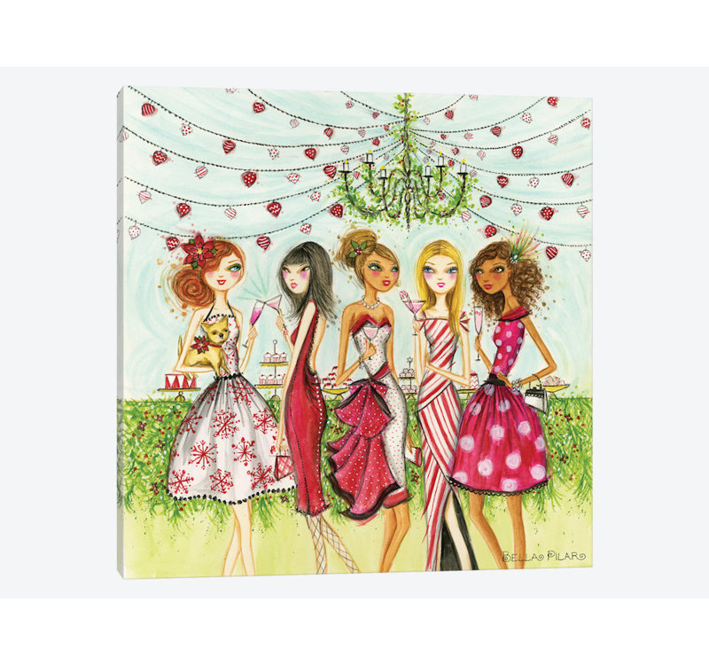 East Urban Home Holiday Series Merry Martini Drinking Friends
