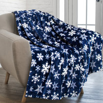 Fleece Blanket Home Decor Blue Snowflake Ultra-Soft Micro Lightweight Throw Blanket for Living Couch Bed Room Fleece Blanket Home Decor Blue Snowflake Ultra-Soft Micro Lightweight Throw Blanket for Living Couch Bed Room
