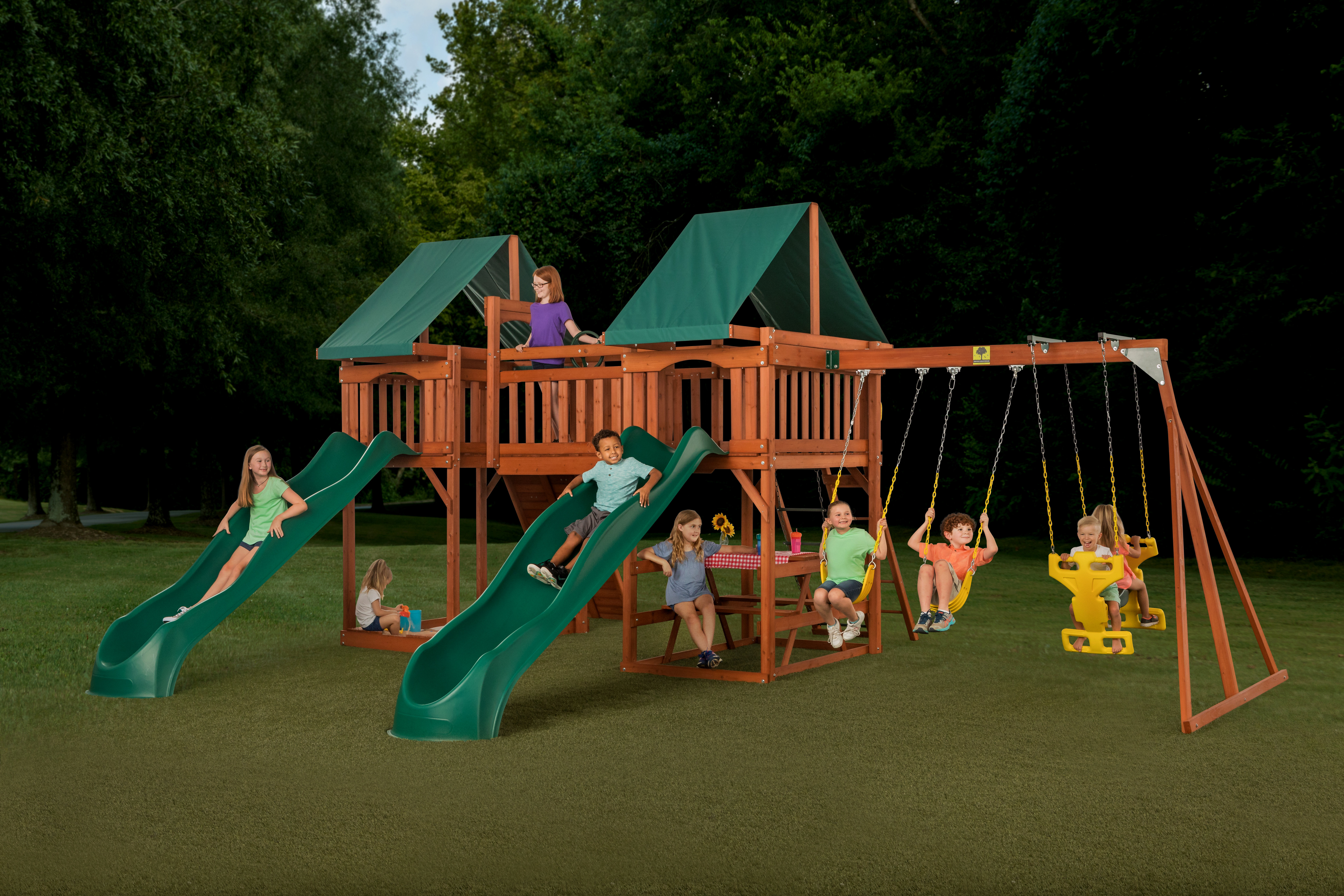 Sequoia All Cedar Swing Set 