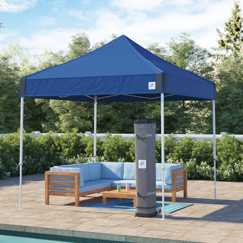 E Z Up Vantage 10 Ft W X 10 Ft D Steel Pop Up Canopy Reviews Wayfair