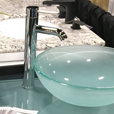 AllAboutModern Single Hole Faucet Bathroom with Drain Assembly