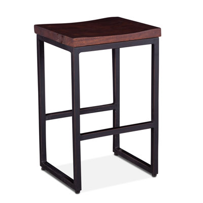 Sanuary Solid Wood 26" Counter Stool