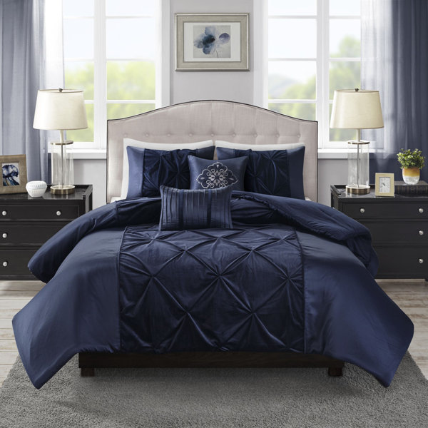 Traditional Luxury Ultra Soft Plush Velour Textured Damask Blue