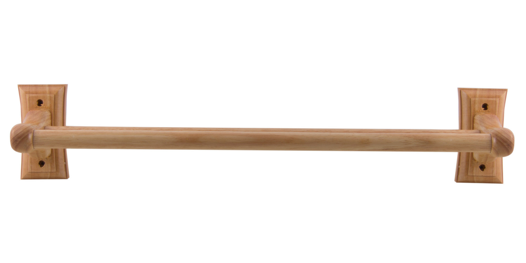 Alfi Brand Double Rack Wooden 24" Wall Mounted Towel Bar Wayfair