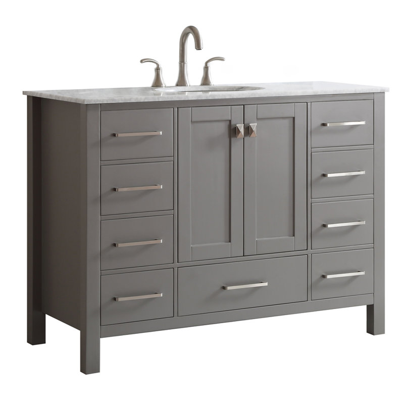 Beachcrest Home Newtown 48 Single Bathroom Vanity Wayfair Newtown 48 Single Bathroom Vanity