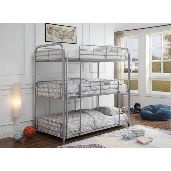 three layer bunk bed
