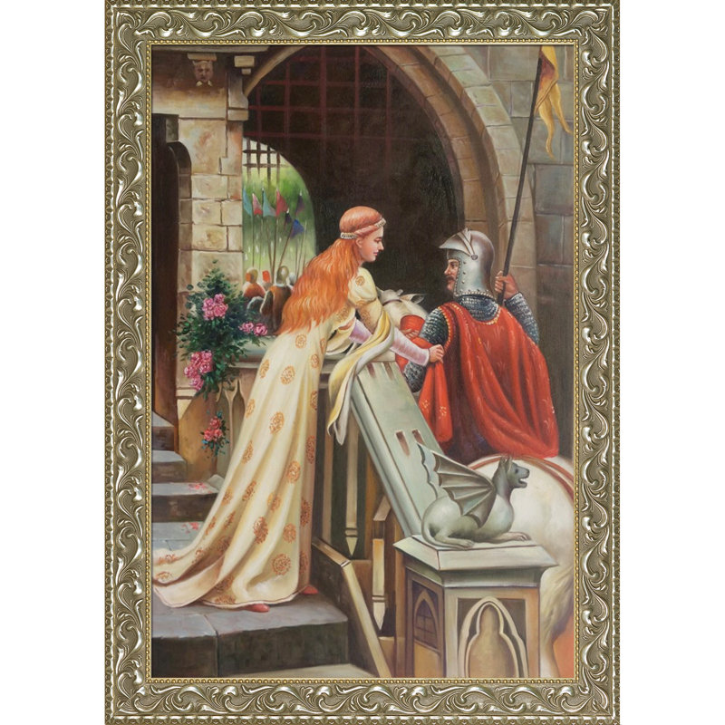 Tori Home God Speed 1900 By Edmund Leighton Picture Frame