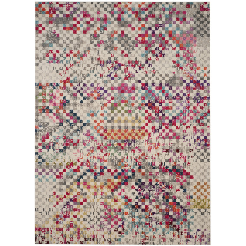 Hashtag Home Kya Abstract Multicolor Area Rug Reviews Wayfair