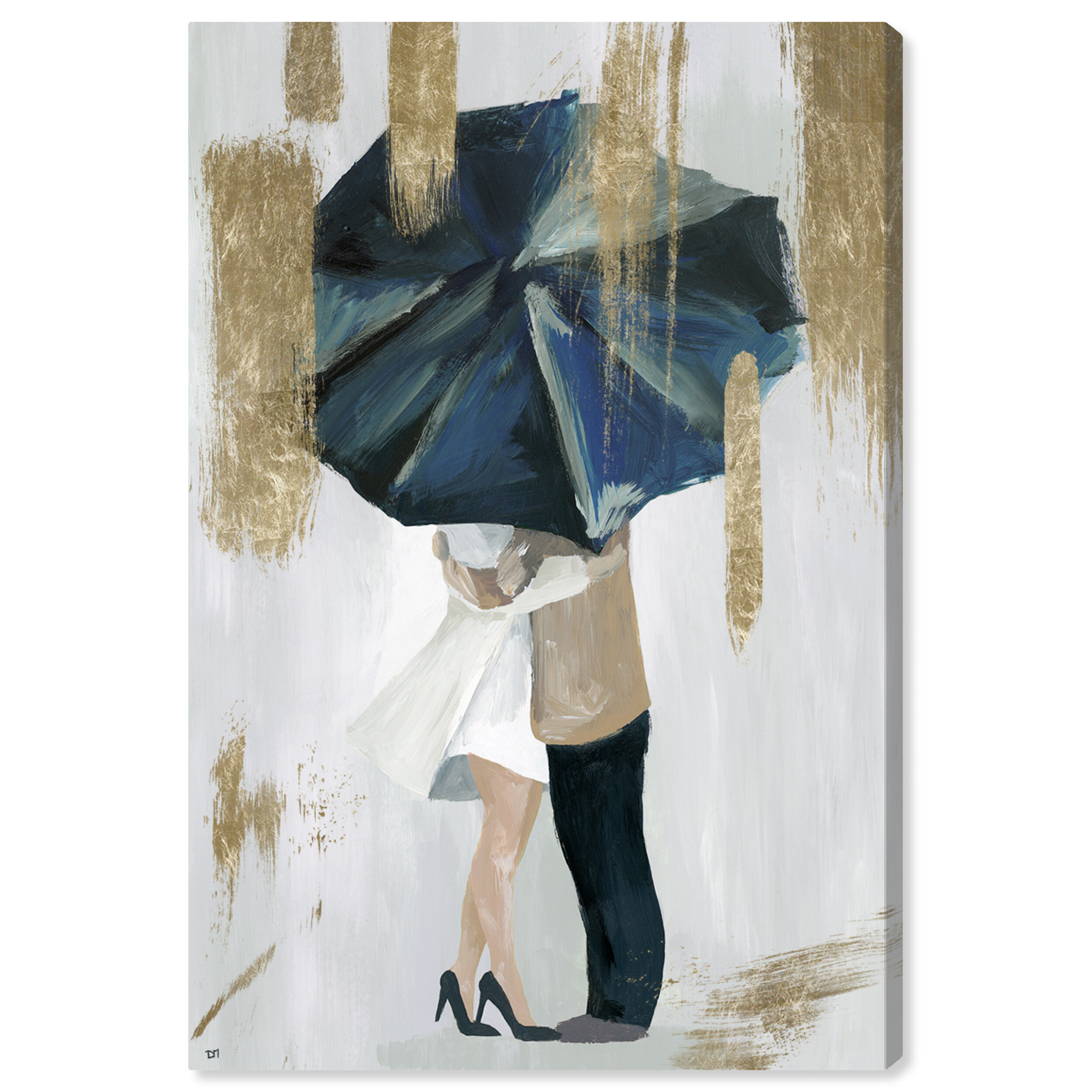 House Of Hampton Under The Rain Painting On Canvas Wayfair