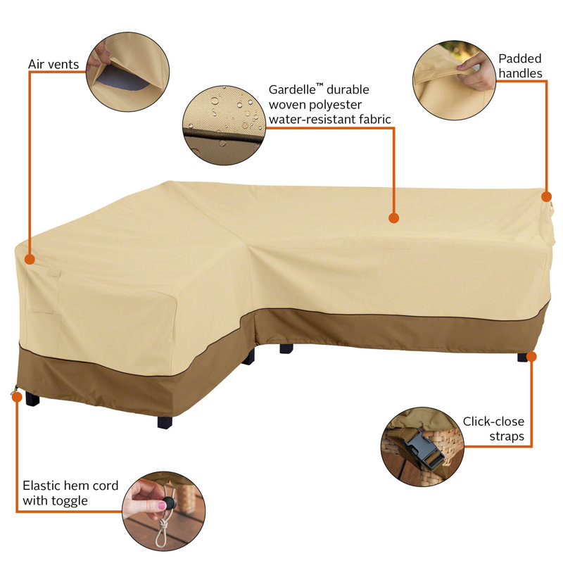 Freeport Park Donahue Water Resistant Patio Sofa Cover Reviews