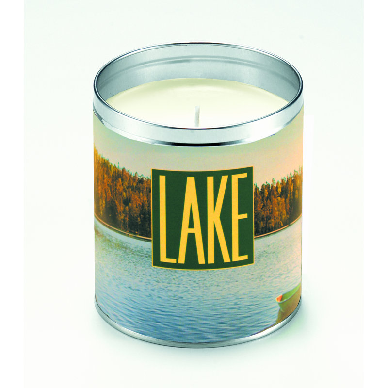 Panoramic Lake Ocean Jar Candle