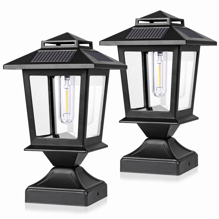 Deck post solar lights 4x4