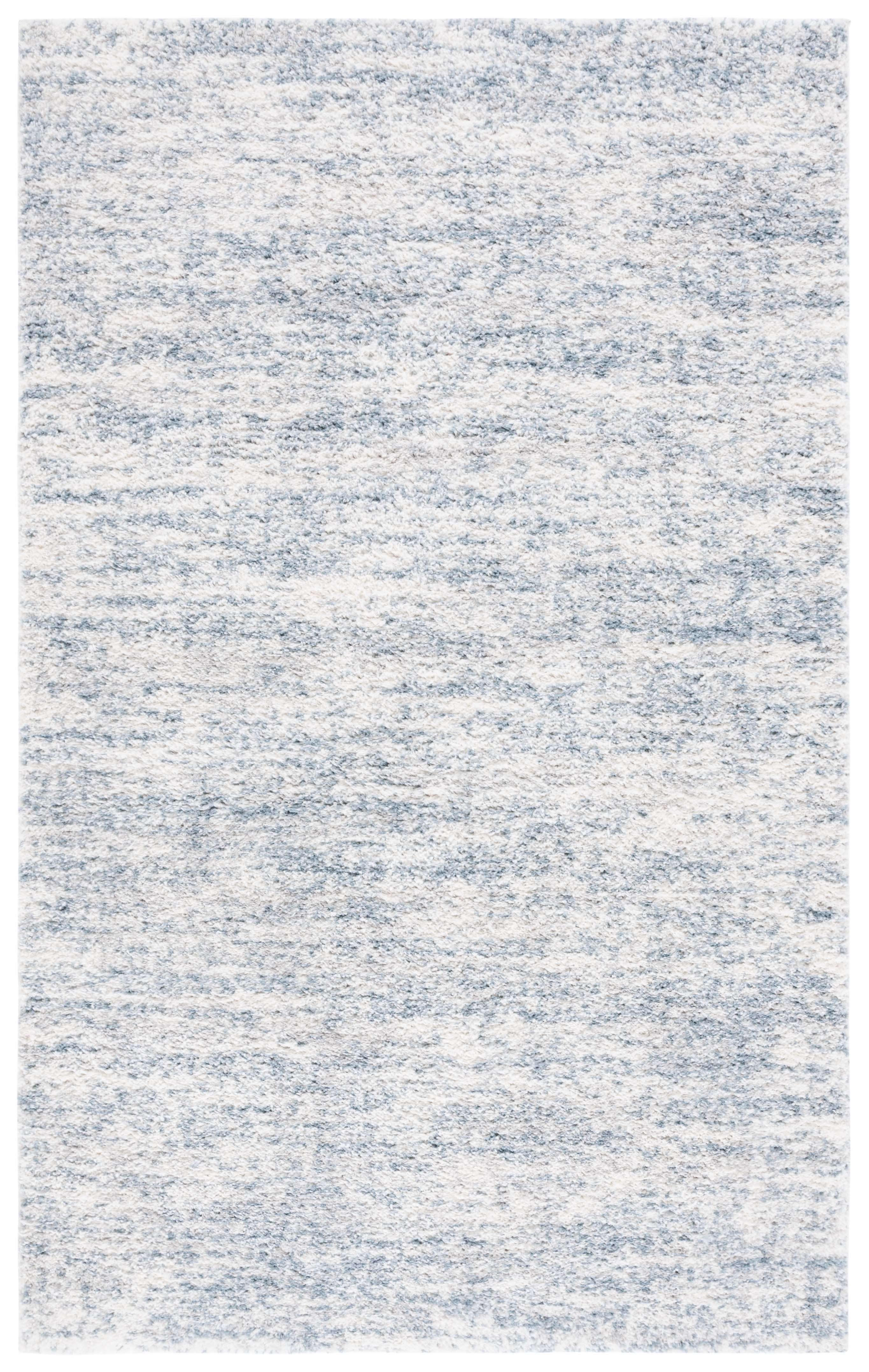 Beachcrest Home Jeremias Flatweave Performance Ivory/Light Aqua Rug