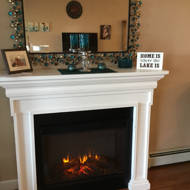 Real Flame Emerson 55.875'' W Electric 