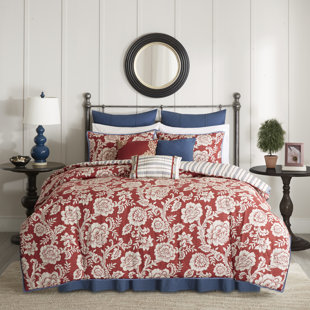 Go to store & view more images Dolton Cotton 9 Piece Reversible Comforter Set by Three Posts