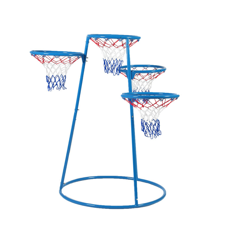Children S Factory 4 Rings Basketball Stand With Storage Bag Wayfair