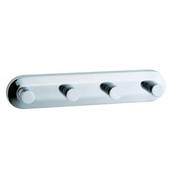 Orren Ellis Mcaleer Wall Mounted Quadruple Towel Hook Reviews Wayfair