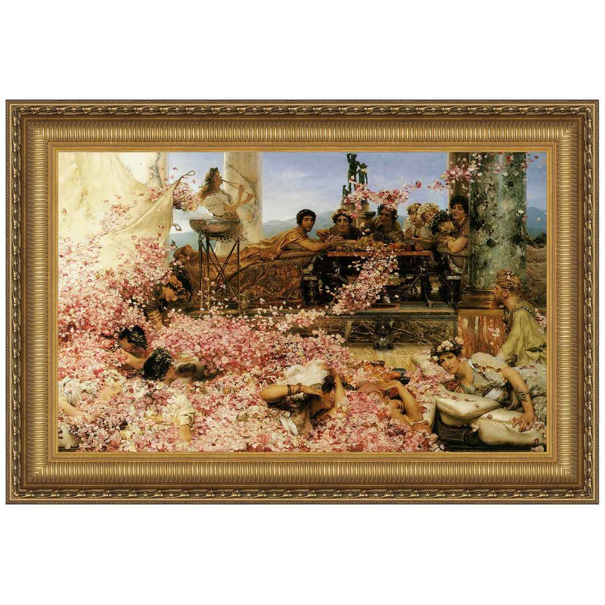 Vault W Artwork The Roses Of Heliogabalus, 1888 by Lawrence Alma-Tadema ...