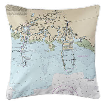 Longshore Tides Viggo Fort Pierce Inlet Fl Throw Pillow Wayfair
