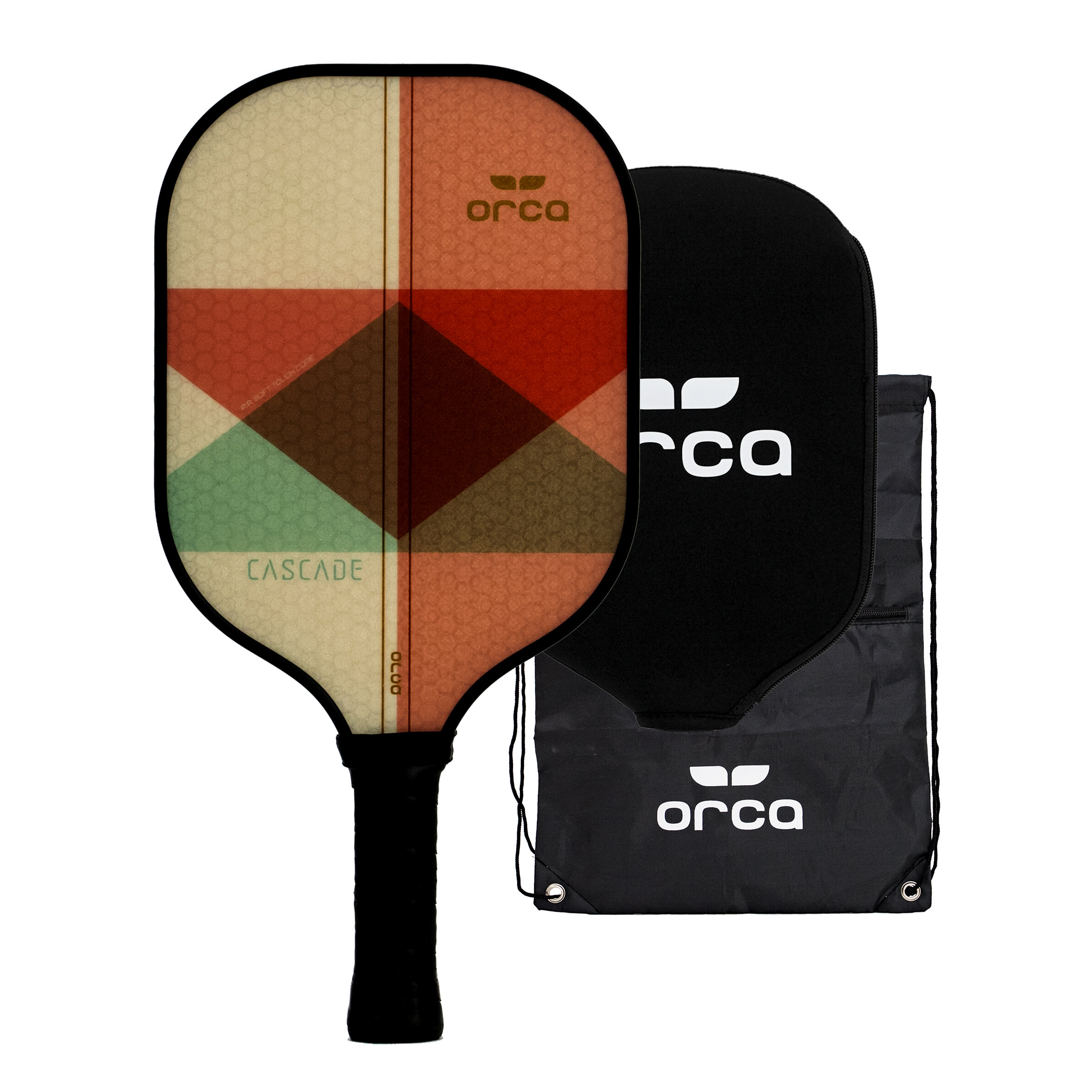 Ping Pong Black Bag  Badminton Tennis Ball Pickleball Paddle Sling Bag 
