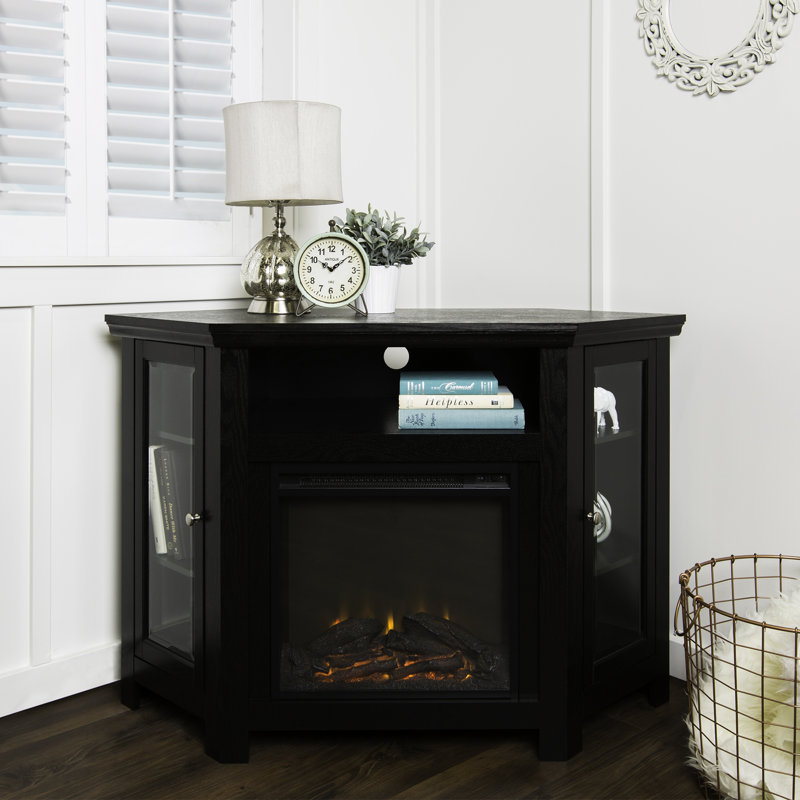 Tieton Corner 48" TV Stand with Fireplace
