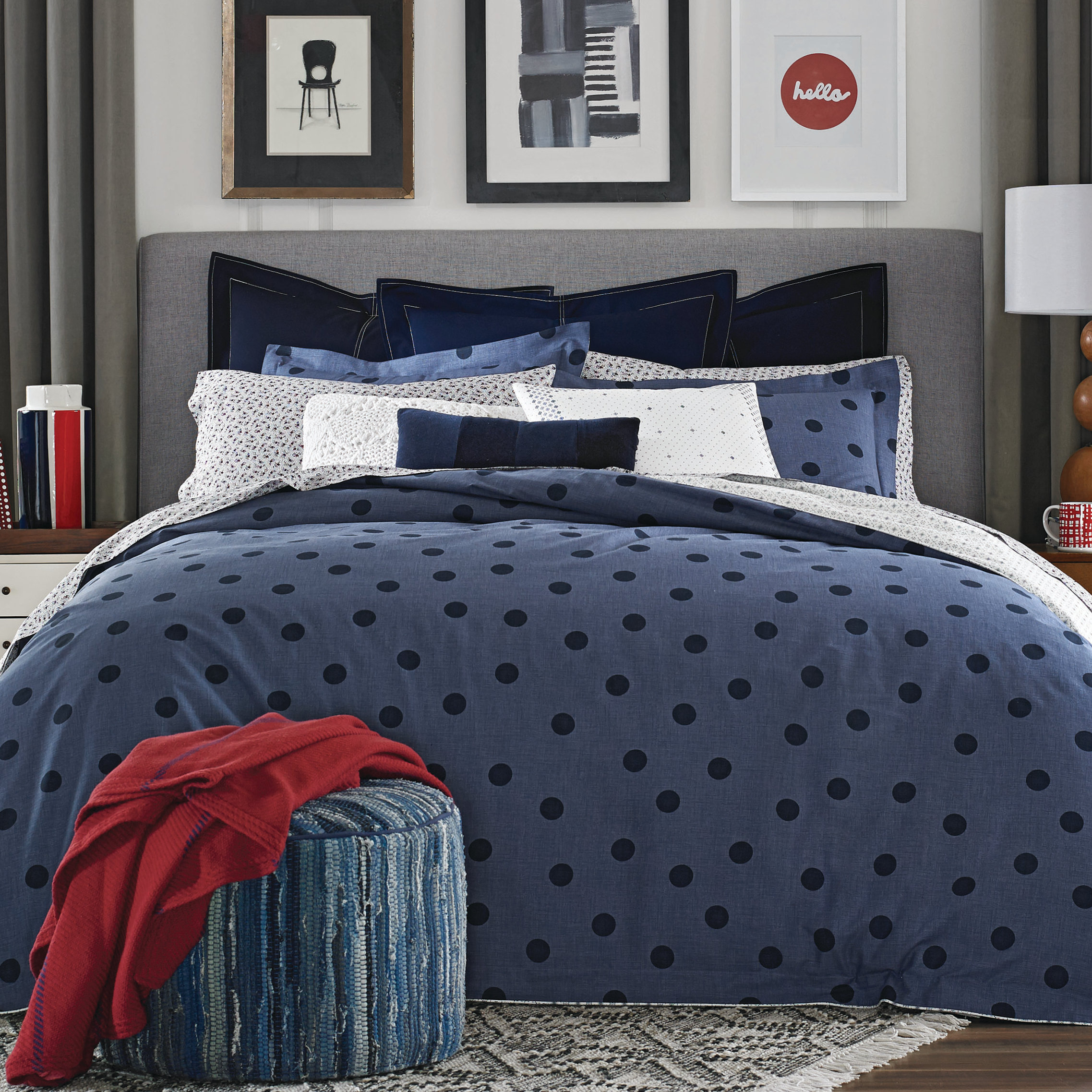 Olympia Dot 100 Cotton Comforter Set Reviews Allmodern