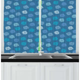 Light Blue Kitchen Curtains Wayfair