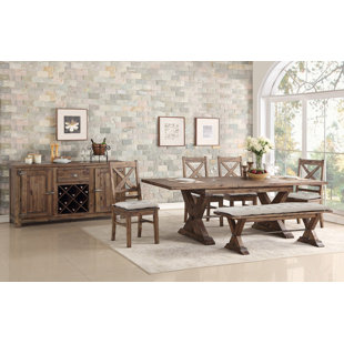Go to store & view more images Gracie Oaks Weesner Dining Bench