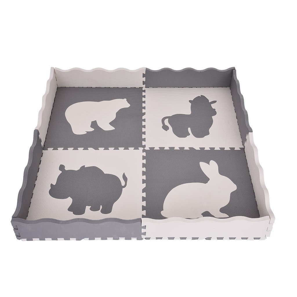 Who Tapis De Jeu Pour Bebe Grands Carreaux De Sol Imbriques En Mousse Tres Epais 0 8 Pouce Wayfair Ca