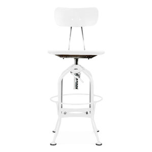 Toledo Adjustable Height Swivel Bar Stool by Design Lab MN