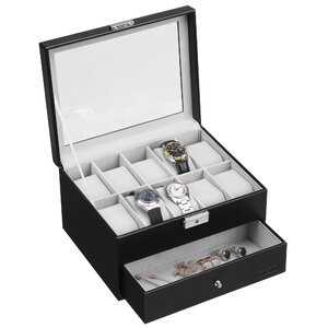 10 Grid Watch and Cufflink Box