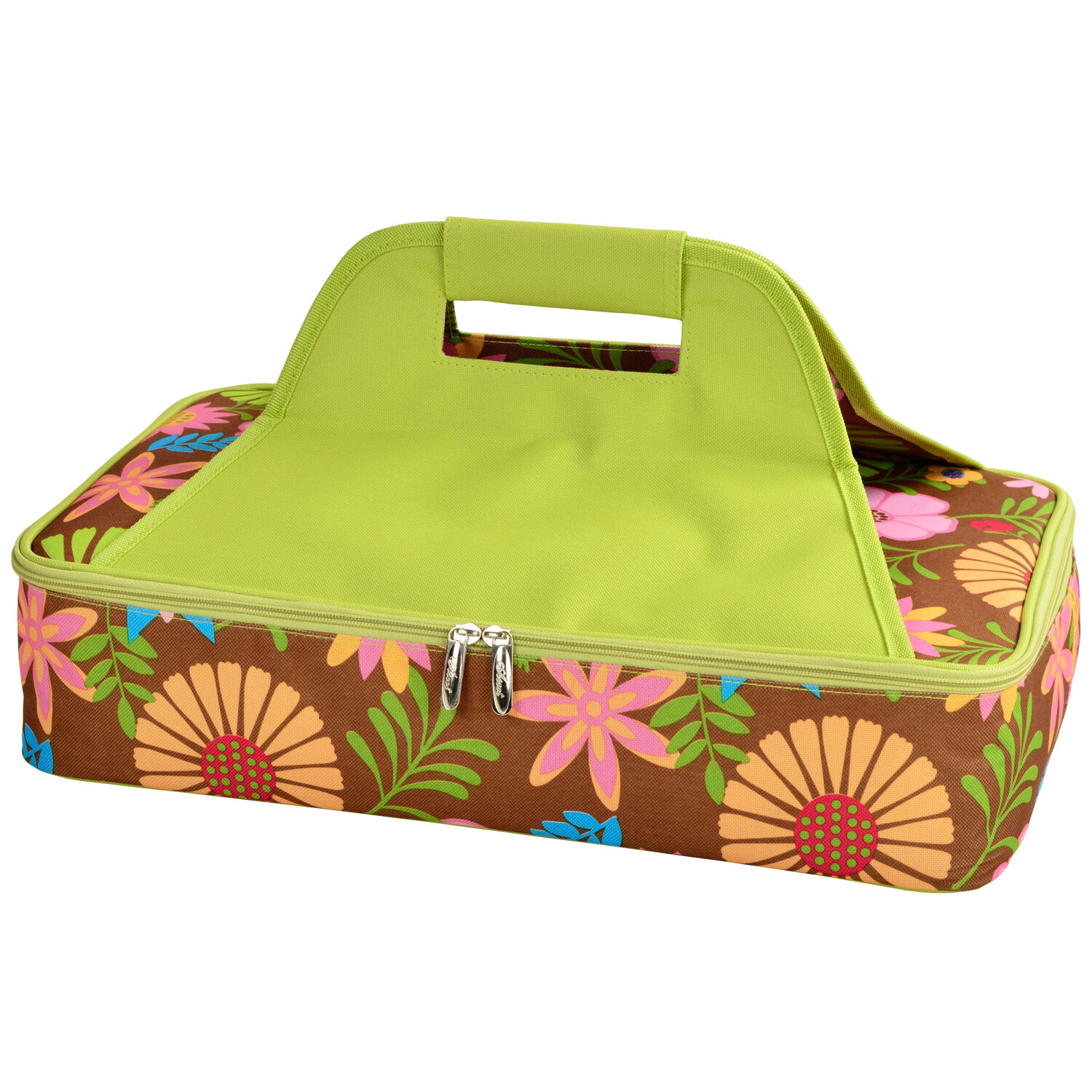 floral insulated lunch bag