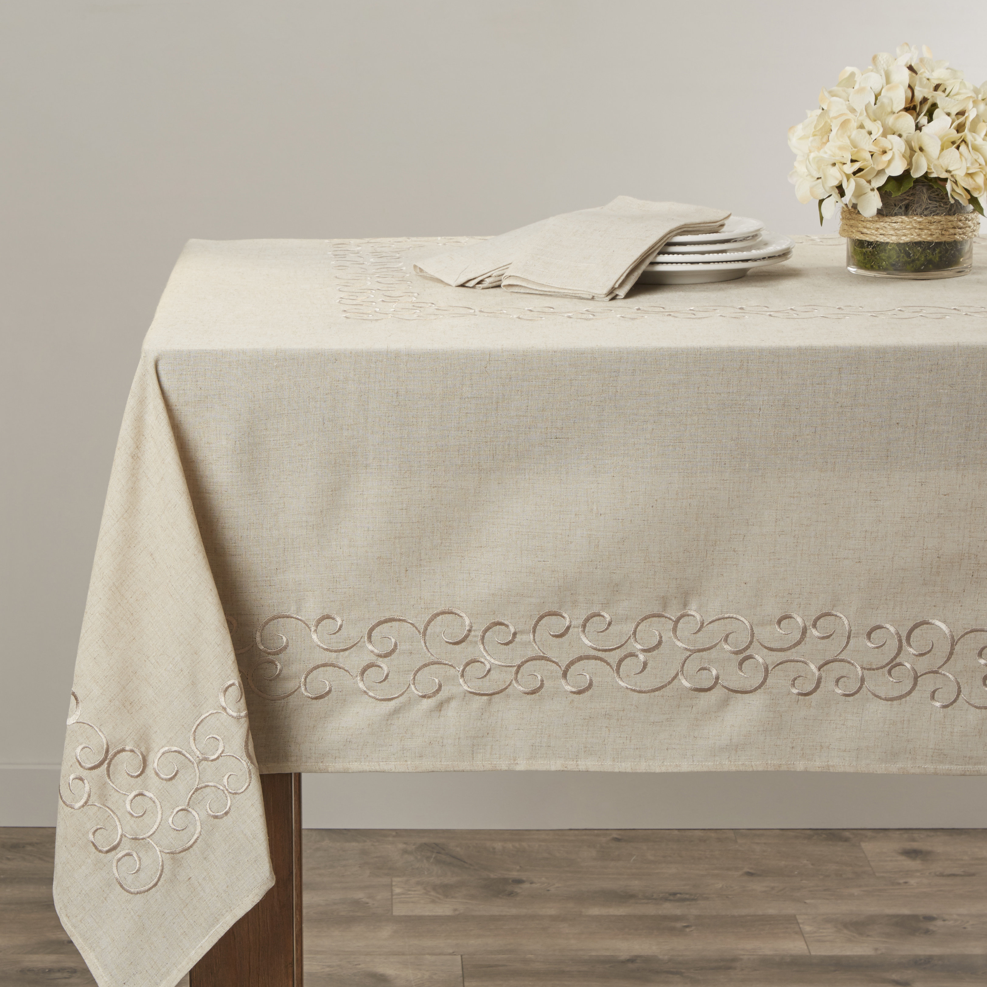 Armstrong Scroll Design Tablecloth Reviews Birch Lane