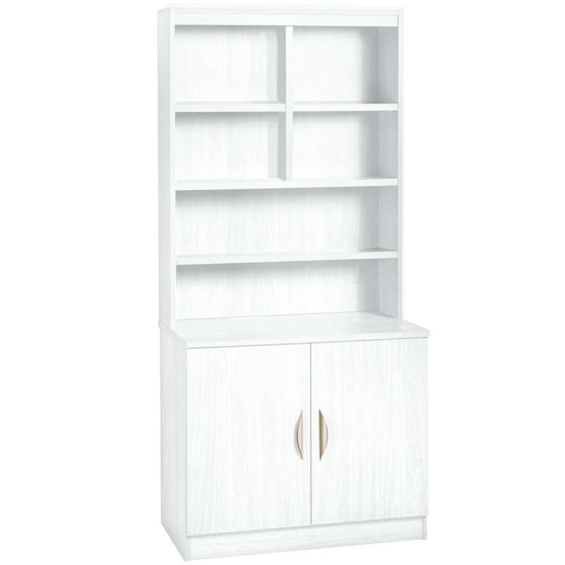 Gracie Oaks Kingston 2 Door Storage Cabinet With Hutch Wayfair Co Uk