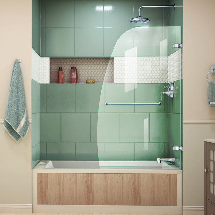 F Type Glass Shower Door Seal Strip Clear 6mm 1 4 Inch Frameless