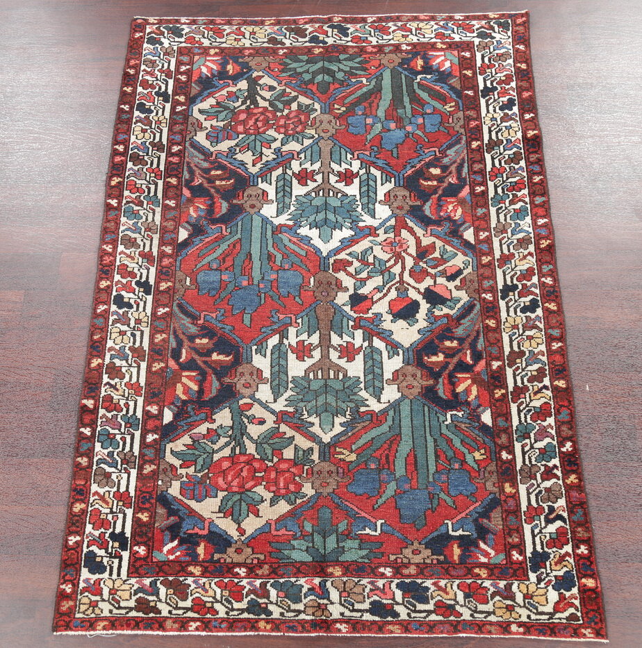 Isabelline One Of A Kind Solano Hand Knotted Brown Charcoal 4 5 X 6 6 Wool Area Rug Wayfair