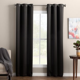 LivebyCare 1pcs Solid Semi-Blackout Window Curtain Panels Grommet Top Thermal Insulated Window Treatment Drape Drapery for Family Room Hotel 
