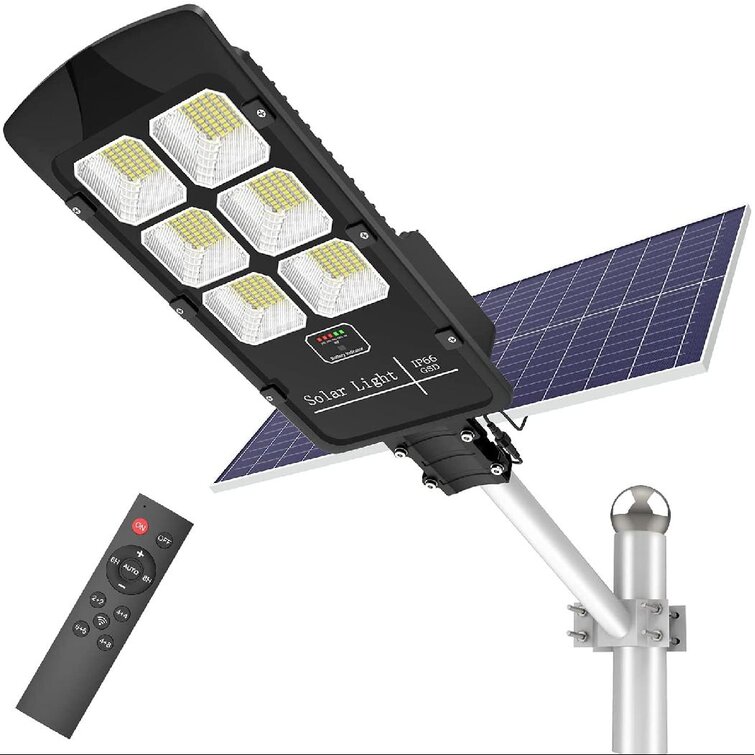 Solar Powered 60 LED Dusk to Dawn Sensor IP66 Waterproof Outdoor Flood Light 