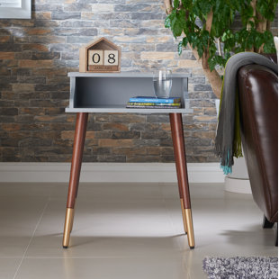 Kennison Mid Century Modern End Table by Ivy Bronx Best Design