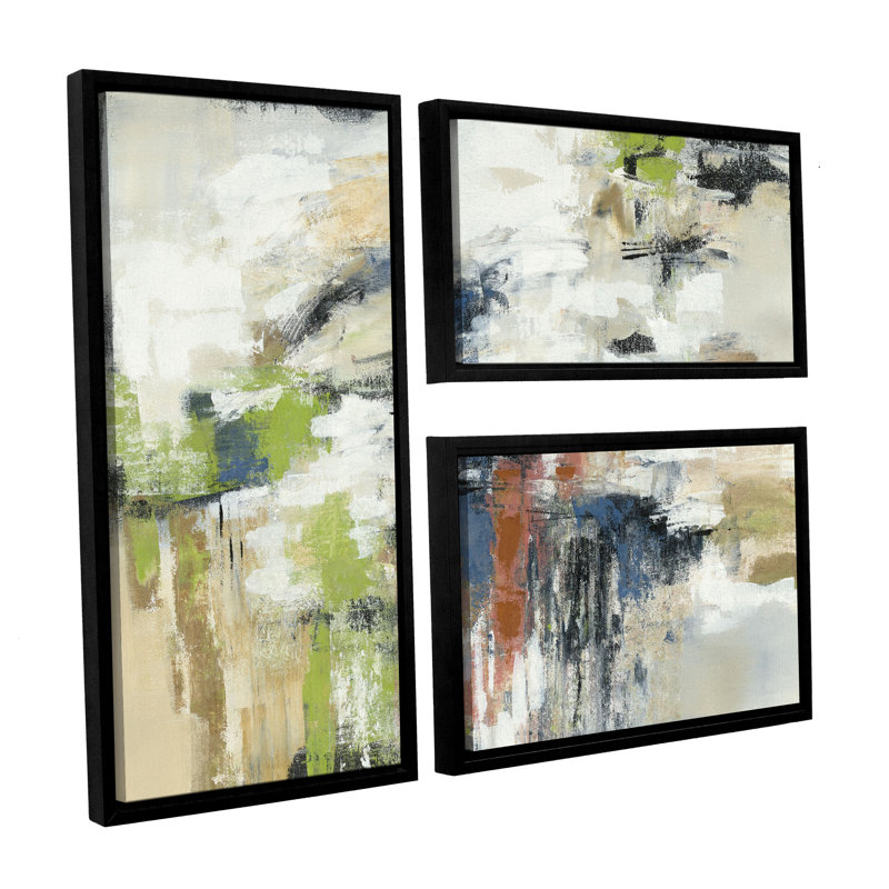 Ivy Bronx Highline View 3 Piece Framed Painting Print On Canvas Set Wayfair
