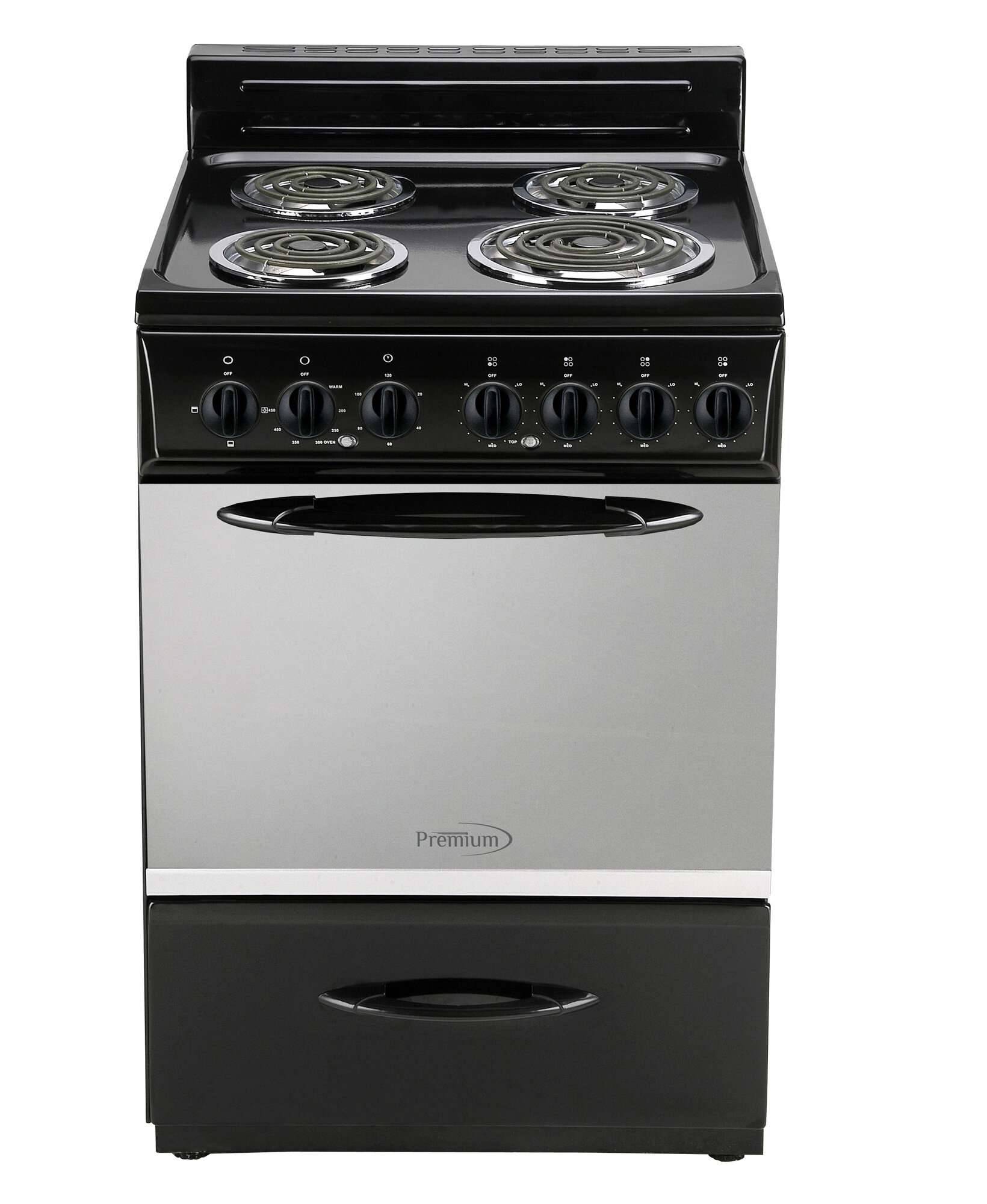 Premium 24 2 9 Cu Ft Freestanding Electric Range Reviews Wayfair