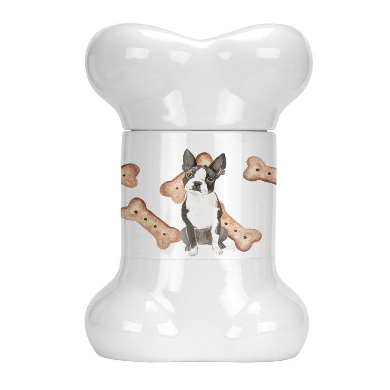 boston terrier treat jar