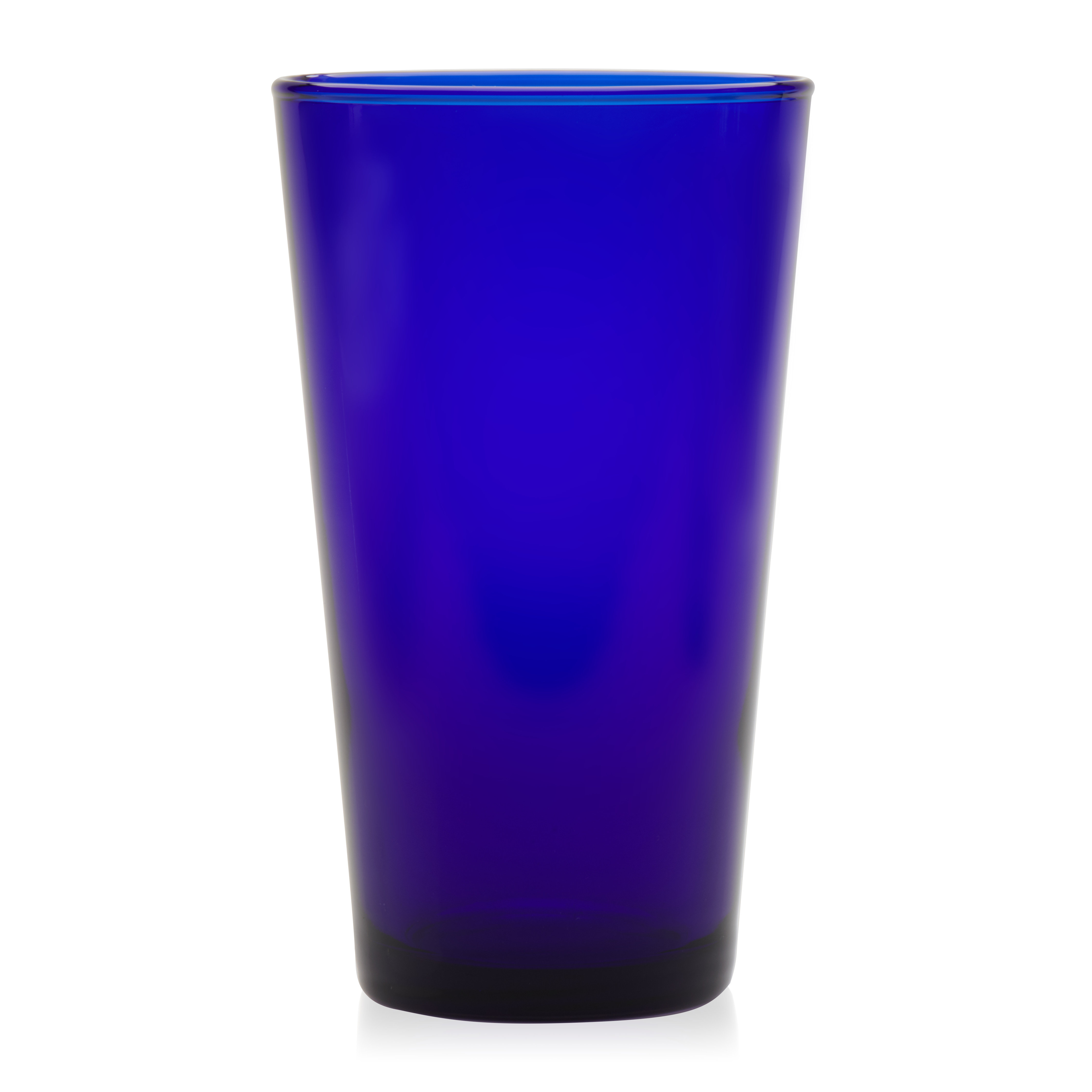 Libbey Metropolitan Cobalt Blue Drinking Glasses 10 Oz Set Of 4