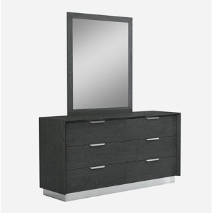 Eq3 Boom 6 Drawer Chest Bednk Orren Ellis Aspinwall 6 Drawer Double Dresser