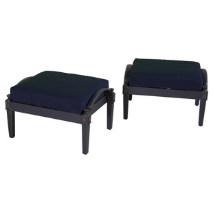 Go to store & view more images Northridge Club Ottoman with Cushion (Set of 2) by Three Posts