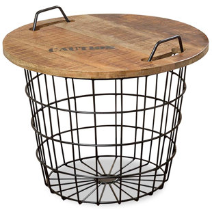 Monsen Convertible Basket End Table by Williston Forge Reviews