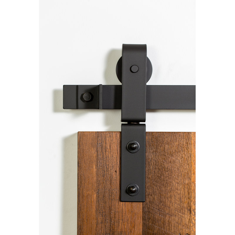 Flat Track By Leatherneck Hardware Swivel Premium Standard Single Barn Door Hardware Kit Wayfair
