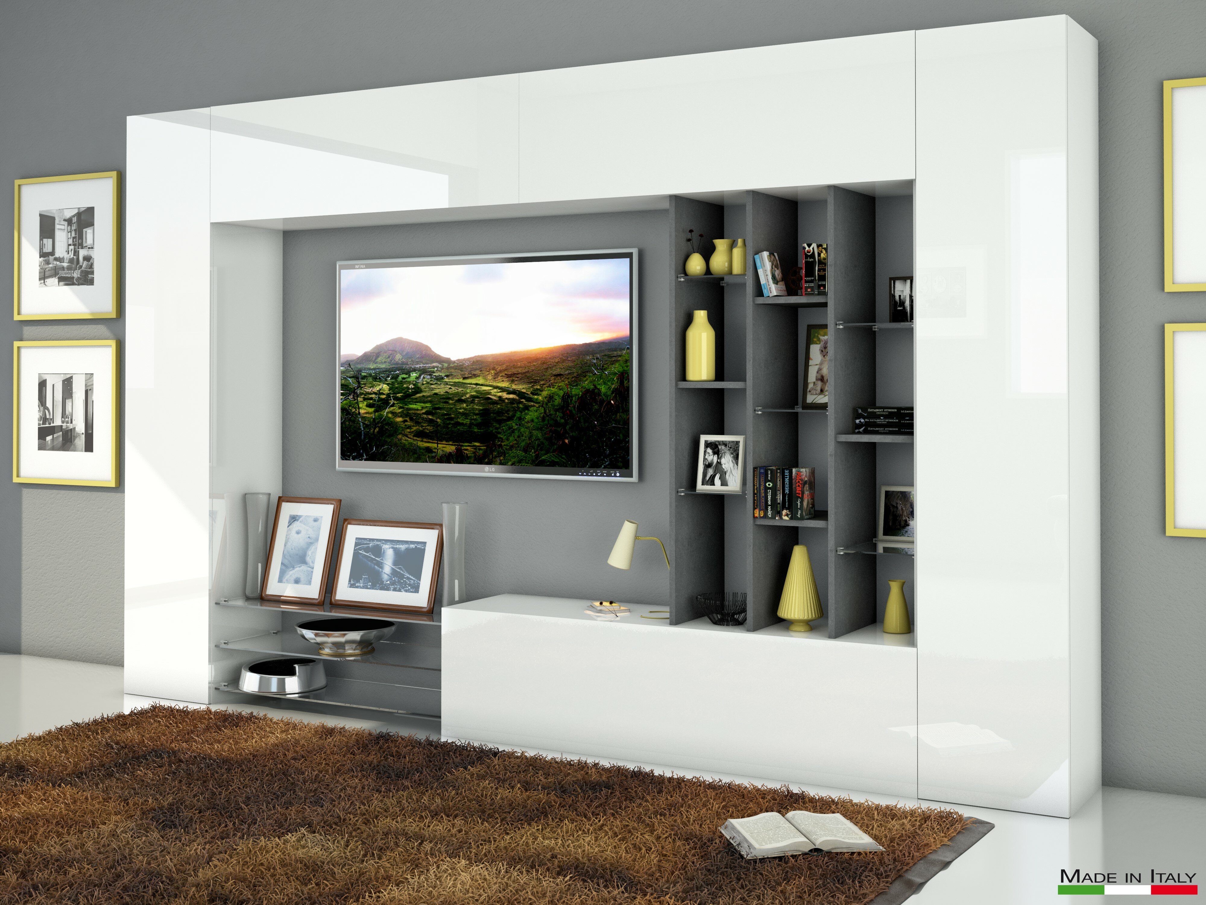 Orren Ellis Crandon Entertainment Centre For Tvs Up To 88