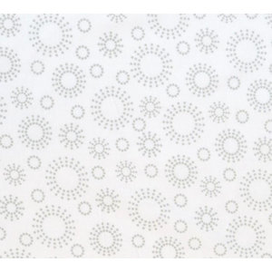Dot Circles Portable Mini Fitted Crib Sheet