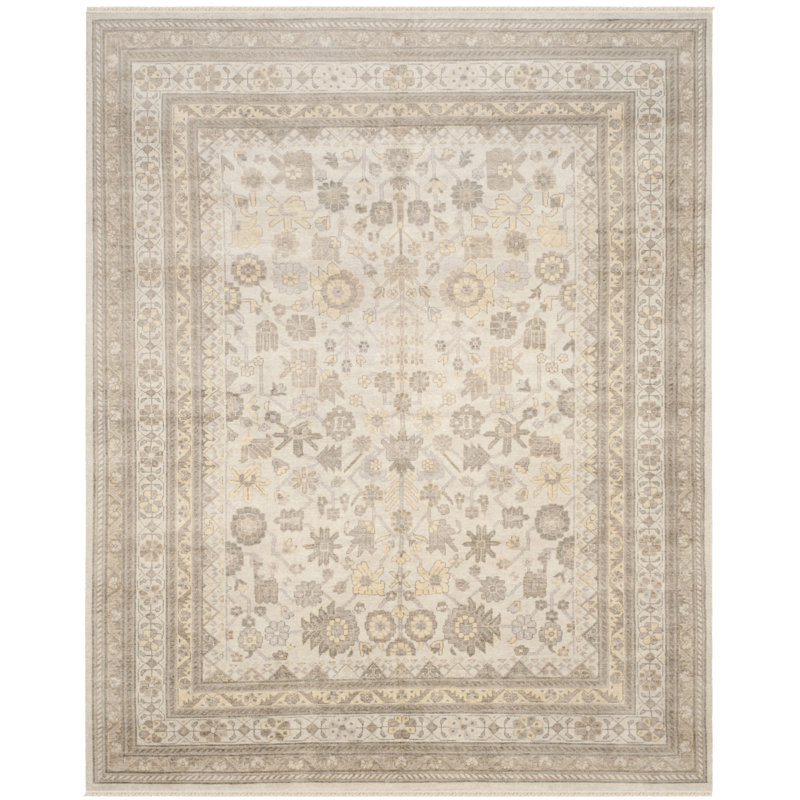 Safavieh Maxie Oriental Hand Knotted Ivory Area Rug Wayfair